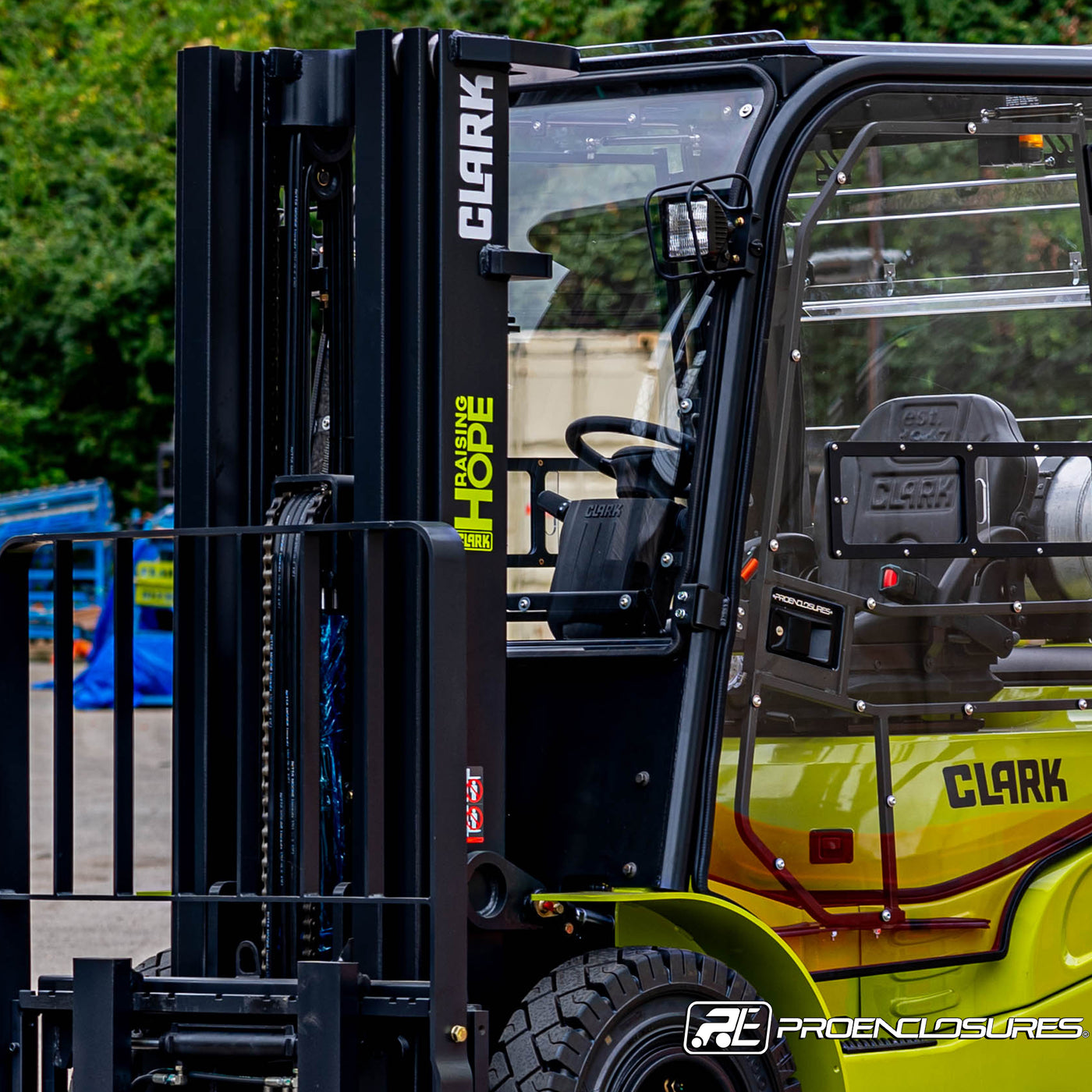 Clark Forklift Front Windshield