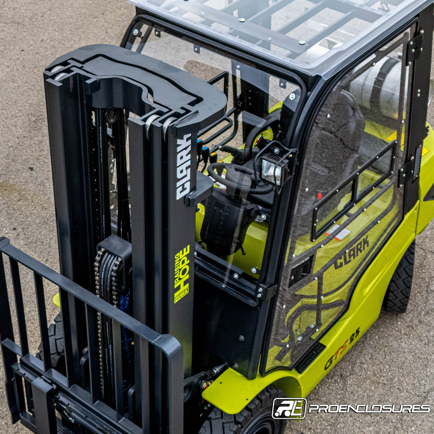 Clark Forklift Front Windshield