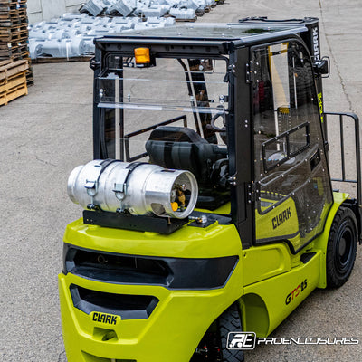 Clark Forklift Rear Windshield