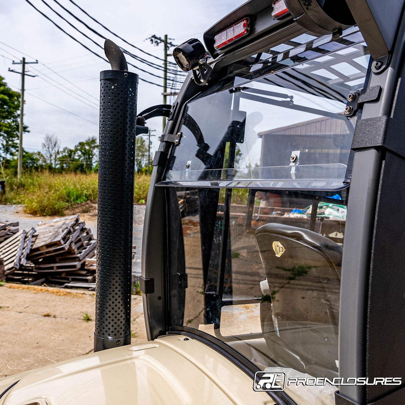 Crown Forklift Rear Windshield