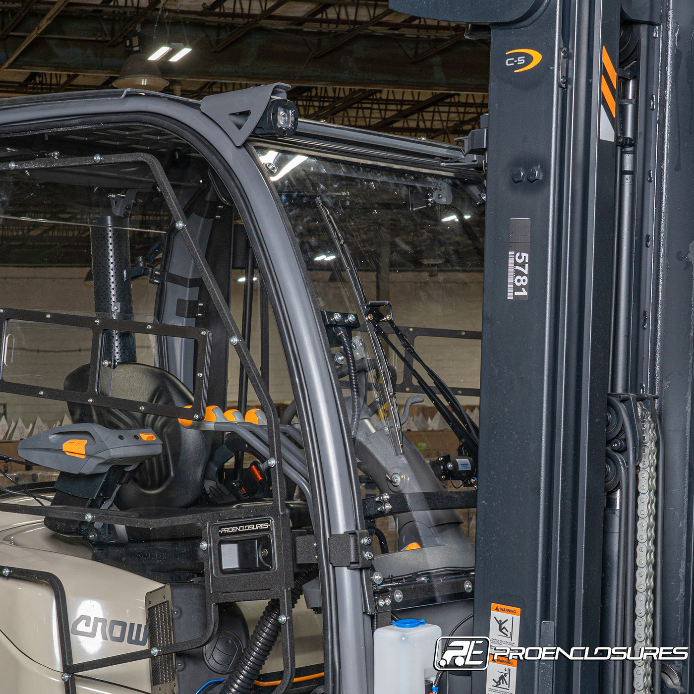 Crown Forklift Front Windshield