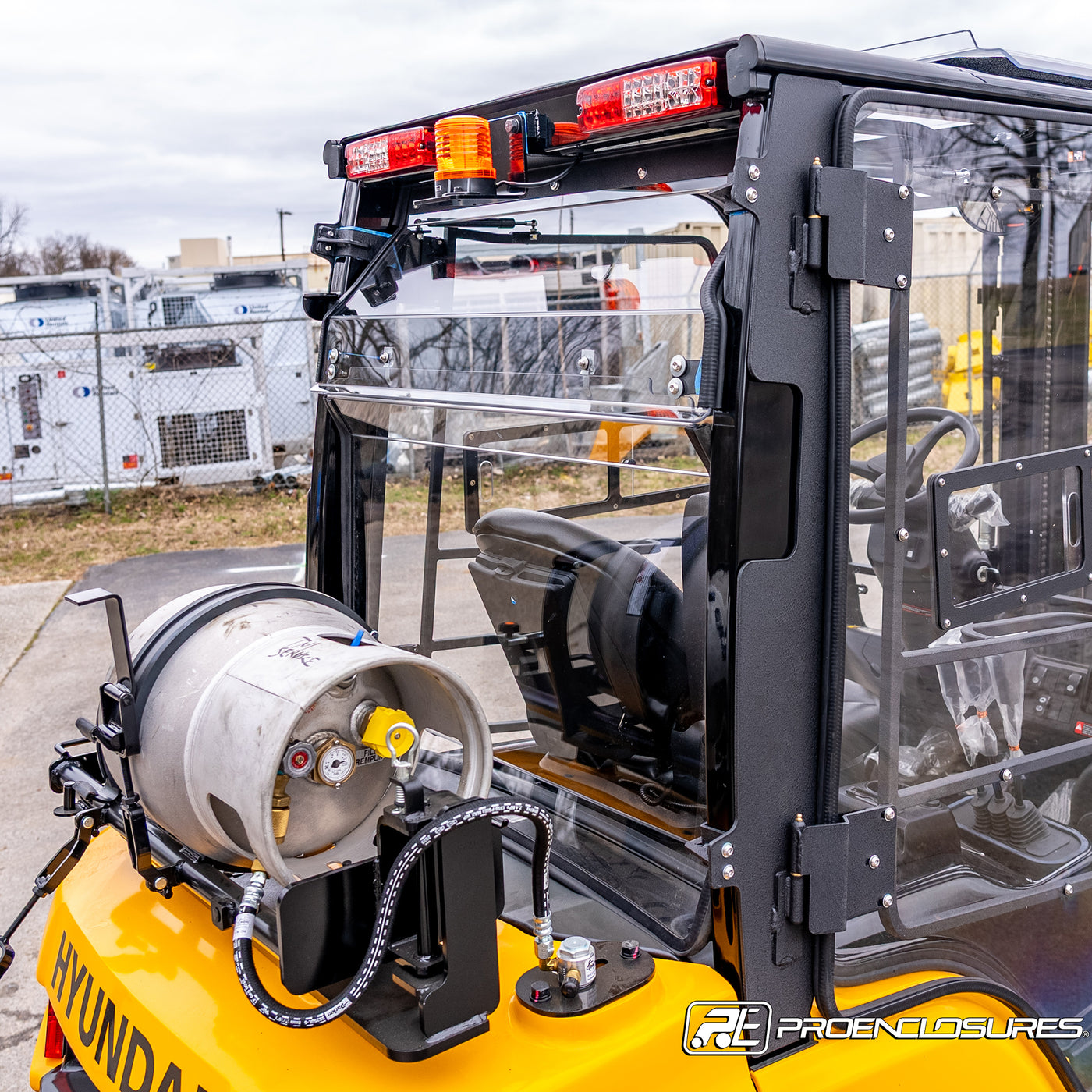 Hyundai Forklift Rear Windshield