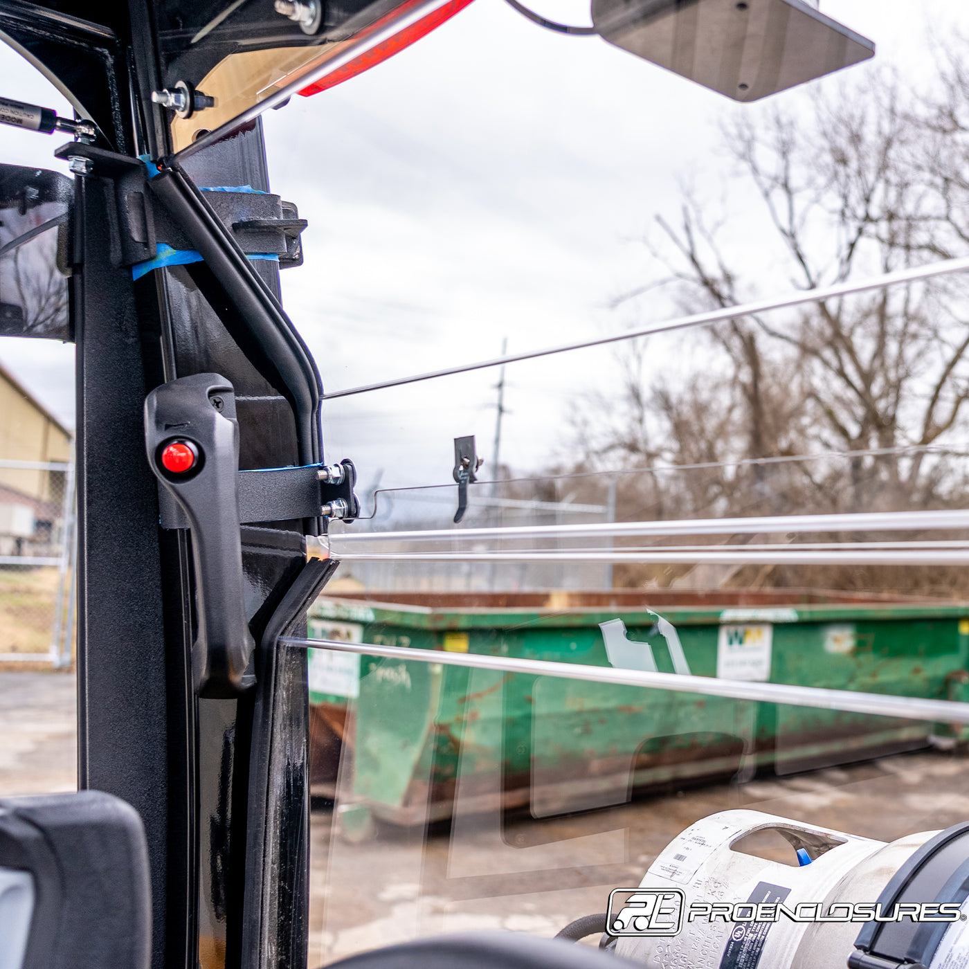 Hyundai Forklift Rear Windshield